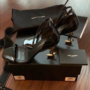SOLD AUTHENTIC YSL Opyum Heels 85mm BRAND NEW